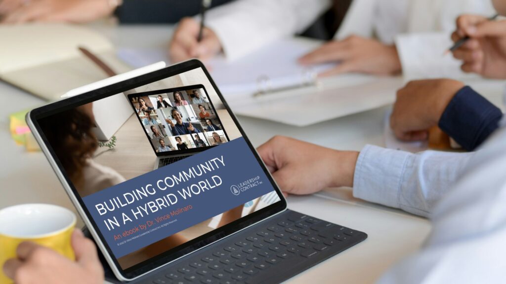 Building Community Ebook - By Dr Vince Molinaro